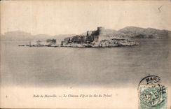 CPA Rade de Marseille le Chateau d'If et les Iles du Frioul 