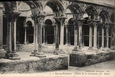 CPA Aix en Provence Cloitre de la Cathedrale XI siecle 