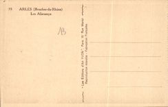 CPA Arles Bouches du Rhone les Aliscamps 