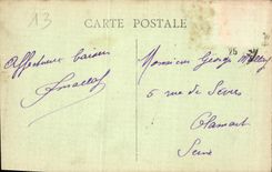 CPA Marseille Square de la Bourse Stock Exchange Garden 