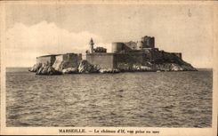 CPA Marseille le Chateau d'If vue prise en Mer 