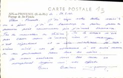 CPA Aix en Provence B du Rh Paysage de Ste Victoire 