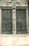CPA Aix en Provence portail de l'Eglise Saint Sauveur 