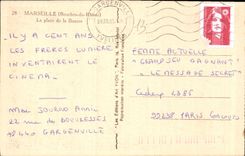 CPA Marseille Bouches du Rhone la Place de la Bourse 