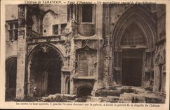 CPA Chateau de Tarascon Cour d'honneur un Merveilleux ensemble d'architecture au centre la Tour ajou