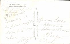 CPA Marseille B du R Notre Dame de la Garde 