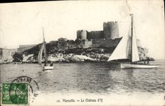CPA Marseille le Chateau d'If Bateaux