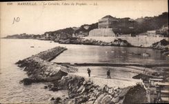 CPA Marseille la Corniche l'Anse du Prophete 