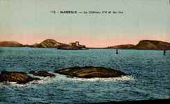 CPA Marseille le Chateau d'If et les Iles 