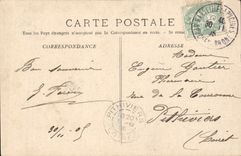 CPA Marseille la Jetee par un jour de Mistral 