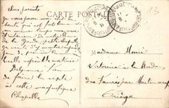 CPA Marseille N D de la Garde Sanctuaire de la Basilique 