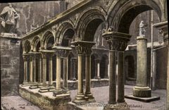 CPA Aix en provence Galerie Interieures du Cloitre XI siecle 