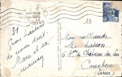 CPA Marseille le Chateau d'If Bateaux Voiliers