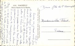 CPA Marseille Notre Dame de la Garde 