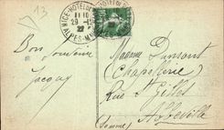 CPA Marseille Place Castellane Fontaine Cantini