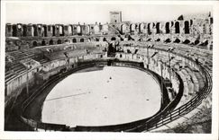 CPA Arles B du R Interieur des Arenes Romaines 