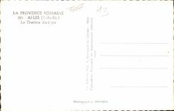 CPA La Provence Romaine Arles B du Rh le Theatre Antique