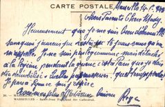 CPA Marseille le Fort Saint Jean et la Cathedrale 