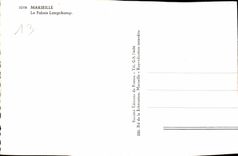 CPA Marseille le Palais Longchamp 