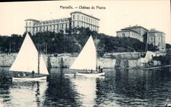 CPA Marseille Chateau du Pharo Bateaux