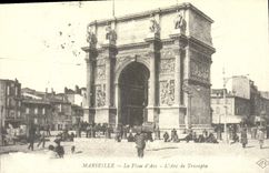 REPRO Marseille la Place d'Aix l'Arc de Triomphe 