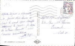 CPA Marseille le Chateau d'If 