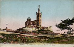 CPA Marseille Colline de N D de la Garde 