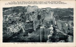 CPA La Provence les Baux Ruines du Chateau 
