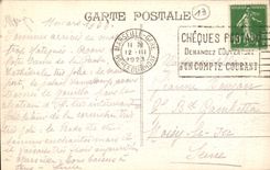 CPA Marseille Place Castellane Fontaine Cantini