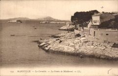 CPA Marseille la corniche la Pointe de Maldorme 