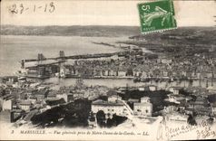 CPA Marseille Vue generale prise de Notre Dame de la Garde 