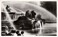 CPA Aix en Provence B du R Grande Fontaine detail 