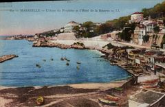 CPA Marseille l'Anse du Prophete et l'Hotel de la Reserve 