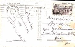 CPA La Cite du roy Rene Aix en Provence vue generale 