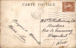 CPA Marseille l'Arc de Triomphe et la Place Jules Guesde 