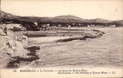 CPA Marseille la Corniche les Bancs du Roucas Blanc 