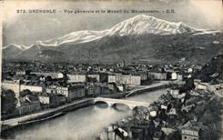 CPA Grenoble vue generale et le Massif du Moucherotte 