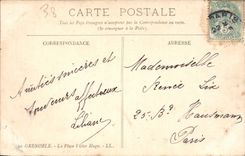 CPA Grenoble la Place Victor Hugo 