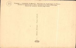 CPA Vienne Cathedrale St Maurice Mausolee des Archeveques de Vienne