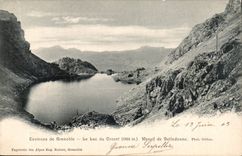 CPA Environs de Grenoble le Lac du Crozet massif de Belledone 