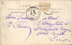 CPA Grenoble vue de Nuit sur la Ville et les Alpes 