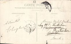 CPA Grenoble vue generale et la Chaine des Alpes 