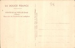 CPA La Douce France Chateau de Vizille Isere l'Entree Haut relief du Connetable de Lesdiguiere