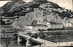 CPA Grenoble Pont de la Porte de France Fort Rabot et le Rachats 