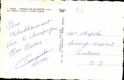 CPA Vienne sur le Rhone Isere le theatre