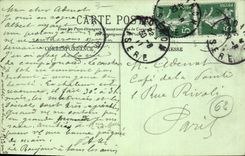 CPA Environs de la Mure Route de Lens Pont Haut 