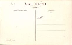 CPA Lourdes VII Station du Calvaire Jesus tombe pour la Jeuxieme fois 