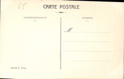 CPA Lourdes V Station du Calvaire Simon le Cyreneen aide Jesus porter sa Croix 