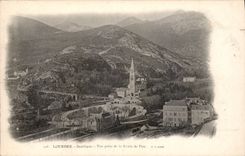 CPA Lourdes Basilique vue prise de la Route de Pau 