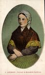 CPA Lourdes Portait de Bernadette Soubirous 